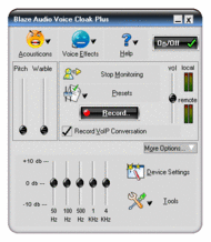 Blaze Audio Voice Cloak Plus screenshot